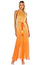 view 2 of 3 Ombre Halter Maxi Dress in Amber Ombre