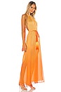view 3 of 3 Ombre Halter Maxi Dress in Amber Ombre