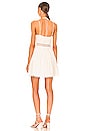 view 3 of 3 Trista Summer Lace Up Mini Dress in White