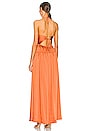 view 3 of 3 Clementine Halter Dress in Burnt Sienna