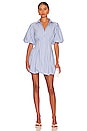 view 1 of 3 ROBE COURTE CLEO in Classic Blue Stripe