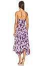view 3 of 3 Portia Floral Print Dress in Lavender Print