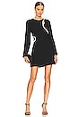 view 1 of 5 Katherine Diamante Cutout Mini Dress in Black