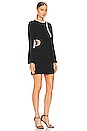 view 2 of 5 Katherine Diamante Cutout Mini Dress in Black