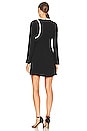 view 4 of 5 Katherine Diamante Cutout Mini Dress in Black