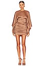 view 1 of 3 Kadence Belle Sleeve Mini Dress in Latte