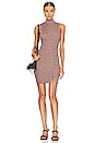 view 4 of 4 Cade Lace Up Dress in Mahogany Multi