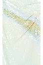 view 4 of 4 Franky Marble Printed Sequin Mini Dress in Seafoam Marble Print