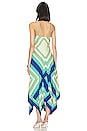 view 3 of 3 Teyana Handkerchief Dress in Scarf Print Mykonos
