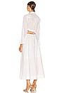 view 3 of 3 Alex Pleated Cut Out Dress in White