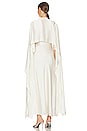 view 3 of 3 Amory Cape Dress in Ivory