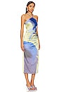 view 2 of 4 Hansel Dress in Marina Blue Print