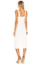 view 3 of 3 Deep Rib Wrap Dress in White