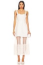 view 1 of 3 Callan Bustier Midi Dress in Ivory