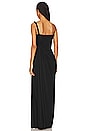 view 4 of 4 Sone Twisted One Shoulder Gown in Black