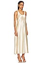 view 2 of 3 Rania Maxi Slip Dress in Champagne