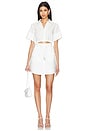 view 1 of 3 Marcy Mini Shirt Dress in White