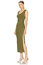 view 2 of 3 Trudy Tank Midi Dress in Army Green