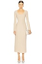 view 1 of 3 Kogan Full Length Dress in Sand Melange