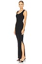 view 3 of 5 Fiamma Tank Midi Dress in Black