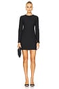 view 2 of 5 Tamera Longsleeve Mini Dress in Black