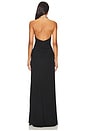 view 3 of 4 Annabelle Halter Gown in Black