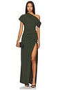 view 1 of 3 Kally Draped Midi Dress in Everest