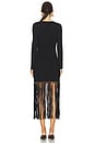 view 3 of 4 Sharron Maxi Fringe Dress in Black