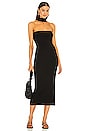 view 1 of 3 VESTIDO MIDI SELENA in Black