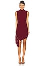 view 1 of 4 MINIVESTIDO CLAIRE in Oxblood