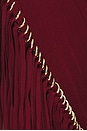 view 4 of 4 ROBE COURTE CLAIRE in Oxblood