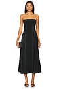 view 1 of 3 Dennison Bustier Midi Dress in Black