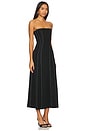 view 2 of 3 Dennison Bustier Midi Dress in Black