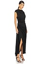 view 2 of 3 Burke Draped Midi Dress in Black