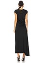 view 3 of 3 Burke Draped Midi Dress in Black