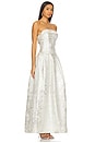 view 2 of 4 Octavia Strapless Gown in Silver