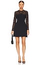 view 1 of 3 Primm Long Sleeve Mini Dress in Black