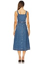 view 3 of 4 Manson Sleeveless Belted Midi Dress in Marine Wash