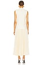 view 3 of 3 Georgina Sleeveless Vest Midi Dress in White