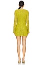 view 3 of 4 Mccall Long Sleeve Mini Dress in Yellow Plum Multi