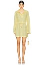 view 1 of 3 Tammie Long Sleeve Mini Dress in Buttercream