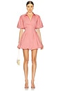 view 1 of 3 Cleo Balloon Mini Dress in Dusty Rose