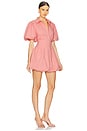 view 2 of 3 Cleo Balloon Mini Dress in Dusty Rose