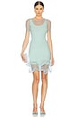 view 1 of 3 Jett Short Sleeve Mini Dress in Seafoam