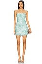 view 1 of 4 Lollie Mini Dress in Seafoam