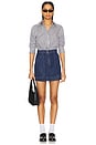 view 1 of 4 Harlowe Combo Dress in Indigo Stripe Multi