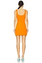view 3 of 3 Arella Mini Dress in Orange in Tangerine