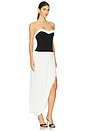 view 2 of 3 Augusta Bustier Midi Dress in Ivory