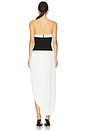 view 3 of 3 Augusta Bustier Midi Dress in Ivory