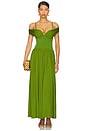 view 1 of 3 Amarantha Off Shoulder Dress in Kiwi